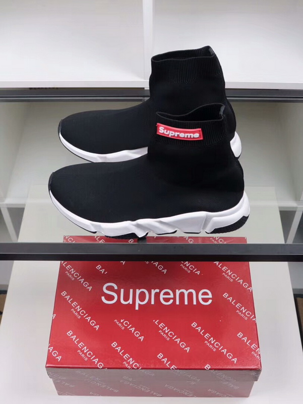 Balenciaga X Supreme Speed Runner Sock Black for sale